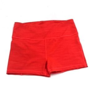 Athleta Bright Orange Ultimate 3” Shorts Size Medium